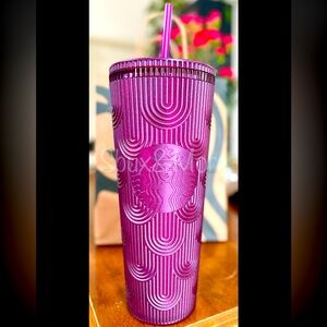 🧜‍♀️ Berry Starbucks Mermaid scales 24oz tumbler
